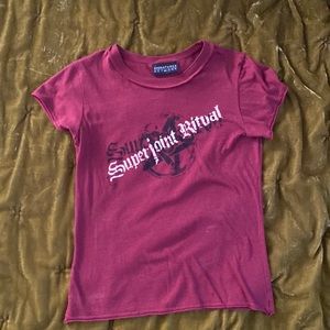 superjoint ritual red women’s fit tee